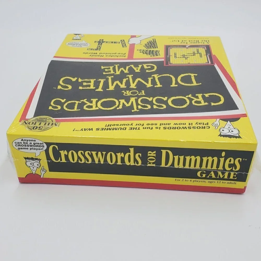 Vintage‎ 1998 Deadstock CROSSWORDS FOR DUMMIES GAME